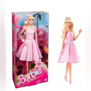 Barbie the Movie Collectible Doll, Margot Robbie As Barbie In Pink Gingham Dress